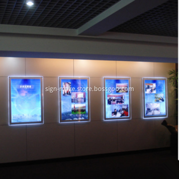Custom Slim Crystal Acrylic LED Light Box